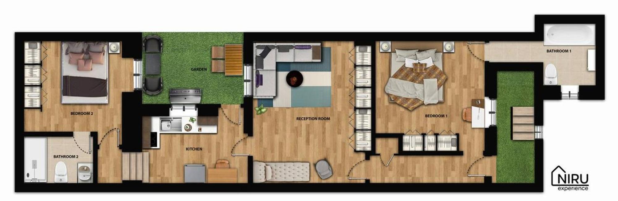 Niru Experience Hidden Gem In Chelsea 2Bd 2Ba Apartment London Bagian luar foto